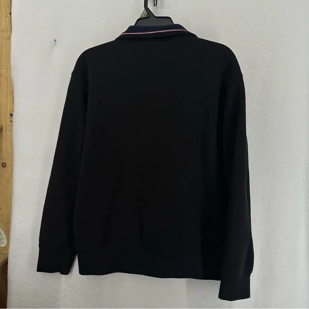 Tommy Hilfiger Quarter Zip Sweatshirt‎ Men’s Small Black